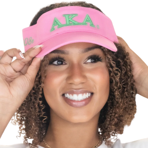 Pink Embroidered Visor Cap <b>Women</b> Adjustable <b>Sun</b> <b>Hat</b> Fashion Sports Visor Headwear Casual Outdoor Accessory Stylish Gift - Product Image 6