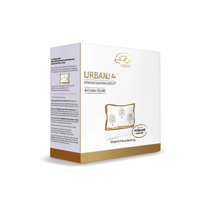 Juego de Sábanas URBANA de 4 Piezas, Estilo Americano, Algodón Suave 250TC, 93x108 Pulgadas, Incluye Sábana Ajustable y Plana, para Cama Individual, Hogar, Hotel - Product Image 2