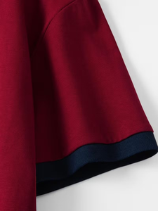 100% Export Oriented Customizable Men's T-Shirt O-Neck Preppy Style Short Sleeve Cotton Eco-Friendly Breathable Quick Dry - Product Image 4