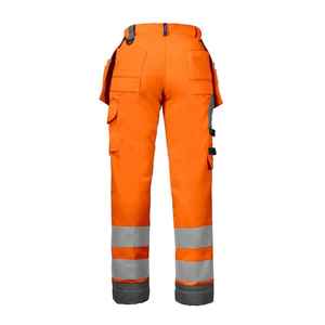 Pantalon de travail cargo réfléchissant pour homme, haute visibilité, avec plusieurs poches, pour vêtements de travail industriels - Product Image 2
