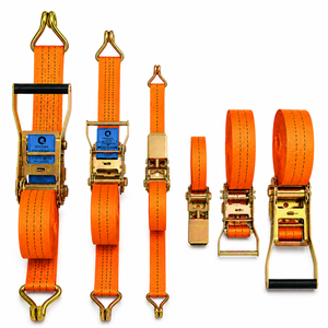 Sangle d'arrimage à cliquet de 25 mm à 100 mm, 800 kg à 10 tonnes, avec fabrication OEM, ODM, couleur personnalisée et longueur personnalisée - Product Image 1
