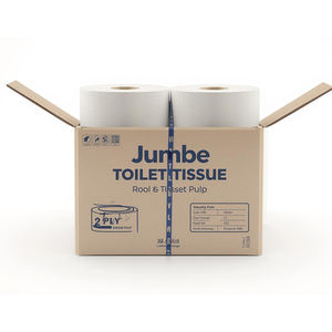 Rollo de Papel Higiénico Jumbo para Baños Comerciales, Alta Capacidad, Tacto Suave, Gran Absorción, Venta al por Mayor de Fábrica - Product Image 3