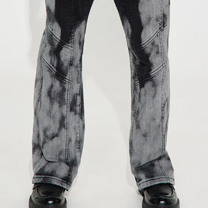 Pantalon pour garçons avec fermeture boutonnée et zip, logo personnalisé, design élégant 2026 / Pour acheteurs en gros avec effet dégradé et poches latérales - Product Image 5