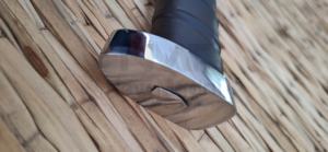 INCROYABLE HAUT POLISH D2 ACIER WRAP CUIR POIGNÉE VIKING SEAX ÉPÉE NMT-2533 - Product Image 3