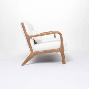 Modern Adjustable Boucle Fabric 2 Seater <b>Sofa</b> Solid <b>Wood</b> <b>Frame</b> Foam Filled Luxury Upholstered Loveseat <b>for</b> Apartment Hotel Use - Product Image 3