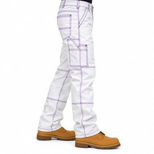 Pantalones de Trabajo Resistentes al Fuego al por Mayor, Pantalones Utilitarios con Bolsillos en las Rodillas y Protección para las Piernas, Pantalones de Soldadura FR - Product Image 4