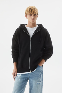 Sudadera con Cremallera para Hombre de Algodón 100% de Calidad Premium, Novedad 2026, Transpirable, Estilo Vintage Urbano, Mejor OEM - Product Image 1