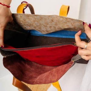 กระเป๋าหนังวัวแท้สำหรับผู้หญิงกระเป๋ากุ๊ยแบบถือซ่อนพกพาสไตล์ตะวันตกสายคล้องไหล่สำหรับฤดูใบไม้ร่วงและฤดูหนาว - Product Image 5