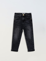 Nouvelle Collection Multi-Lot Jeans Décontractés Coupe Droite Respirants pour Garçons 2-14 Ans, Pantalons en Denim Déchiré à Taille Ajustable pour Enfants