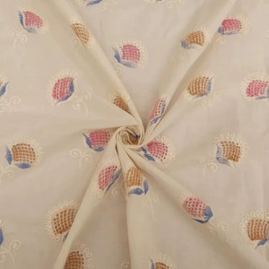 Luxury Malty Embroidery Fabric Polyester Mesh Lace Fabric with Elegant Embroidery Work for Bridal Dresses and Couture Wear - Product Image 2