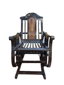 Silla de Madera de Acacia Tejida a Mano con Asiento Natural, Estilo Mid-Century, Reclinable, Cómoda, para Patio, Jardín y Terraza - Product Image 6