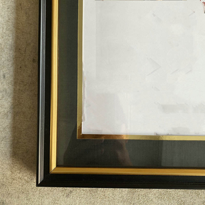 Wholesale Modern <b>Black</b> Wood Picture <b>Frame</b> With Gold Trim 8x10 5x7 <b>Photo</b> <b>Frames</b> Wall Tabletop Decor Certificate Poster <b>Frame</b> - Product Image 5