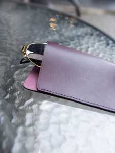 Protector de Gafas de Cuero Hecho a Mano, Elegante Funda para Gafas de Cuero Genuino, Venta al Por Mayor LGC-0014 - Product Image 5