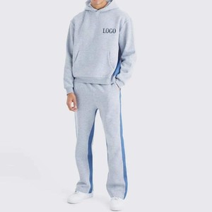 Ensemble molletonné décontracté pour hommes, vente en gros, sur mesure, deux pièces, pour marques de boutiques américaines, commande en gros, fournisseur direct pour la vente au détail - Product Image 4