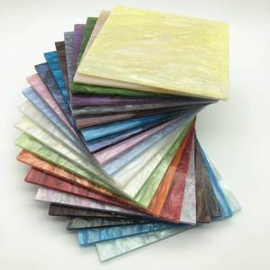 Resin Acrylic Eco-Friendly Craft Blank Sheet Customized Artistic Home Decoration <b>Paperweight</b> Multi Color Options for DIY - Product Image 5