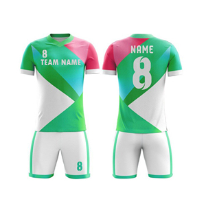 Conjunto de Camiseta y Pantalones Cortos de Fútbol Personalizados, Transpirables, Cuello en V, Media Manga, Impresión de Logotipo Personalizada, Impresión por Transferencia de Calor, Nuevo Diseño 2026 - Product Image 3