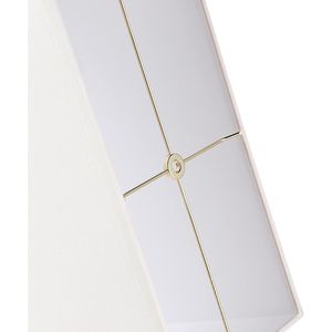 Paralume Rettangolare Contemporaneo in Tessuto di Lino Bianco - Design Moderno per Interni Urbani - Product Image 3