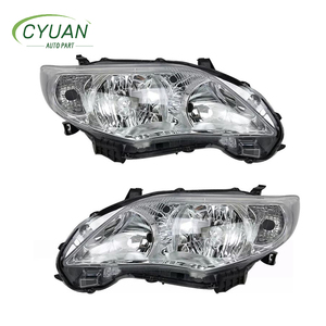 อะไหล่รถยนต์ CYUAN อะไหล่ยานยนต์ 81170-02B30 81130-02B30 ไฟหน้า LED, ไฟหน้าฮาโลเจน สำหรับรถยนต์โตโยต้า โคโรลล่า อัลติส ปี 2010-2013 - Product Image 1