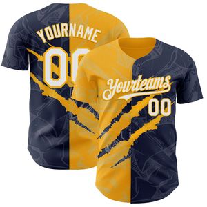 Maillot de baseball personnalisé avec logo, uniforme d'équipe athlétique entièrement boutonné, service OEM, antibactérien, manches courtes, col en V, sangle en T, 100% coton - Product Image 5
