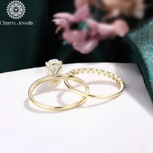 Charm Jewells Cushion Cut Moissanite Engagement Ring Silver Prong Setting Women's Classic Wedding Band IGI Certified 3 GM - Product Image 3