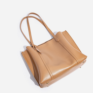 กระเป๋าโท้ทหนังคลาสสิกสไตล์ใหม่ปี 2026 แบบเปิดด้านบน สไตล์มินิมอลสำหรับใช้ในชีวิตประจำวัน กระเป๋าโท้ทหนังคลาสสิก - Product Image 4