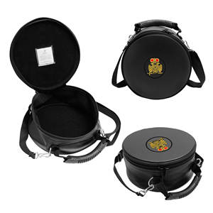 Estuche para Gorra de Rito Escocés de 33.º Grado NANBA GROUP, Doble Águila, Imitación de Cuero Negro, Ligero, Personalizable, Bolsa Suave - Product Image 1