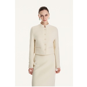 Artículos de Moda en Tendencia, Abrigos para Mujer, Abrigo de Cachemira JASMINE Hecho a Mano, Estilo Minimalista Informal, Suministro ODM, Abrigos de Invierno para Damas - Product Image 3