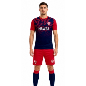 Mawra Premium Custom Soccer Uniforms Unisex Lightweight Sublimation Print Team Jersey Athletic Training Match <b>Kits</b> Wholesale OEM - Product Image 2