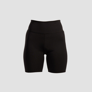 Shorts de sport Swift pour femme, taille haute, respirants, séchage rapide, extensibles dans 4 directions, en polyester/spandex/coton, personnalisables, antidérapants, coupe ajustée - Product Image 3