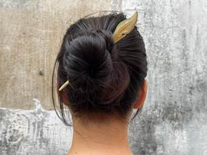 SOFIYA CRAFT Horquilla Retro de Dos Puntas para Moño, Accesorio de Peinado Ecológico de Acetato de Celulosa para Mujer - Product Image 6