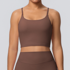 Sujetador Deportivo Unisex Lezyan, Ligero, Transpirable, con Logotipo Frontal, para Yoga, Running, Fitness, Gimnasio, Secado Rápido, con Relleno - Product Image 1