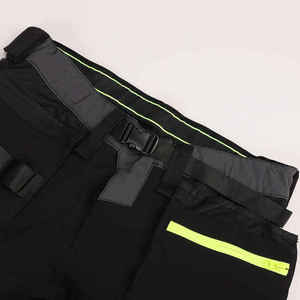 Pantalones de Trabajo para Hombre, Negros y Grises, de Poliéster, Alta Visibilidad, Reflectantes, Certificados CE, con Múltiples Bolsillos, Resistentes a la Abrasión, Uniformes - Product Image 2