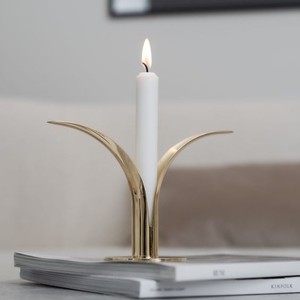 Elegant Brass Candle Holder <b>Stand</b> Traditional Metal Candle <b>Stand</b> for Dining Table Wedding Party Home Hotel Decoration - Product Image 3