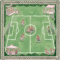 Tapis de jeu antidérapant en caoutchouc, motif lapin fantaisie, thème sportif et artistique de jardin, pour Mahjong américain, cadeau professionnel