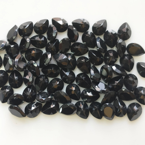 Espinela Negra Natural de 7x5 mm, Corte Pera, Piedra Preciosa Suelta de la Mejor Calidad para la Fabricación de Joyas - Product Image 2