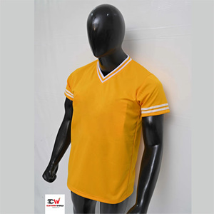 Camiseta al por mayor con cuello en V 100% algodón, de secado rápido, transpirable, estilo básico, impresión personalizada, OEM, camiseta de moda para hombre - Product Image 1