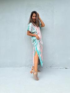 CJ Callie Kaftan de petite taille pour femmes, robe de soirée maxi pour les vacances d'été - Product Image 4