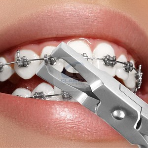 Pinces dentaires orthodontiques de qualité supérieure en acier inoxydable, équipement dentaire professionnel manuel, réutilisable, OEM CE - Product Image 6