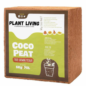 Bloque de Turba de Coco ECO2GO VIETNAM Premium de 5 kg, Bajo en EC, Lavado, para Hidroponía, Proveedor Vietnamita, Turba de Coco Orgánica de Alta Expansión 70L - Product Image 5