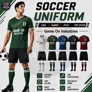 Tenue de football personnalisée cyan et noir pour adultes – Vêtements de sport respirants pour joueurs – Tenue d'entraînement de football - Product Image 5