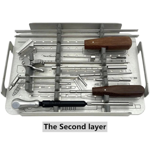 High Quality Premium Osteotomy Locking Plate <b>Instrument</b> Set Stainless Steel Orthopedic Surgical <b>Instruments</b> CE ISO Approved - Product Image 4