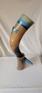 Eco-Friendly Ox <b>Drinking</b> <b>Horn</b> Religious Animal Decoration Polished Carving with Finished From India - Product Image 4