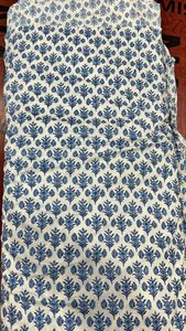 Robe pour filles et garçons en coton 100% biologique, tissé peigné, léger, respirant, absorbant l'humidité, imprimé floral blanc - Product Image 4