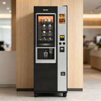 TCN – Idées de machines à café pour petites entreprises à fort potentiel de profit – Distributeur automatique de café sur pied pour intérieur avec paiement par carte – Station de boissons chaudes