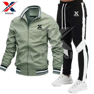 Chándal Deportivo para Hombre, Estilo Vintage, Corte Ajustado, 100% Algodón, Tejido de Secado Rápido, Diseño Sólido 2 en 1, Ligero, Cómodo, Informal - Product Image 5