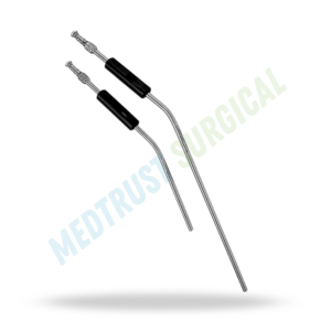 Tubes d'aspiration Asdourian 20FR, instrument chirurgical d'aspiration pour la colonne vertébrale, 5 et 9 pouces, en acier inoxydable courbé, réutilisables - Product Image 4