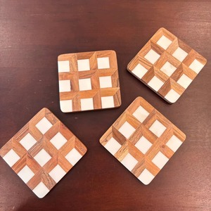 Best Quality Inlay Coasters <b>Set</b> Handcrafted Marble Coaster <b>Set</b> for Dining Table Coffee Table Decoration Available For Sale - Product Image 5