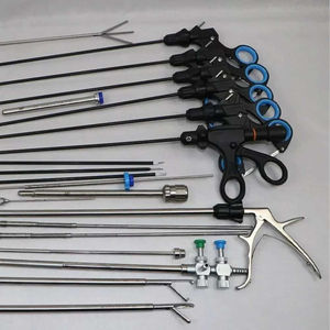 Kit d'instruments chirurgicaux pour endoscopie laparoscopique, 25 pièces, ensemble de pinces manuelles en acier inoxydable pour interventions mini-invasives, CE - Product Image 6