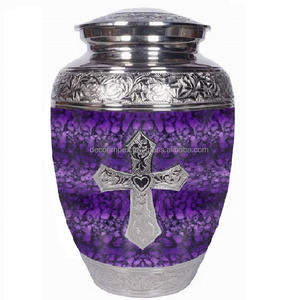 Urne funéraire légère de qualité durable humaine Urne funéraire en métal de style américain classique pour les cendres pour honorer les souvenirs Urne commémorative - Product Image 4