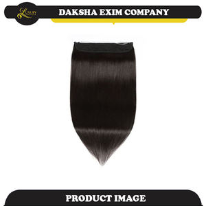 Cabello natural humano ondulado recto y sedoso de fábrica India para patillas blanqueadas - Product Image 4